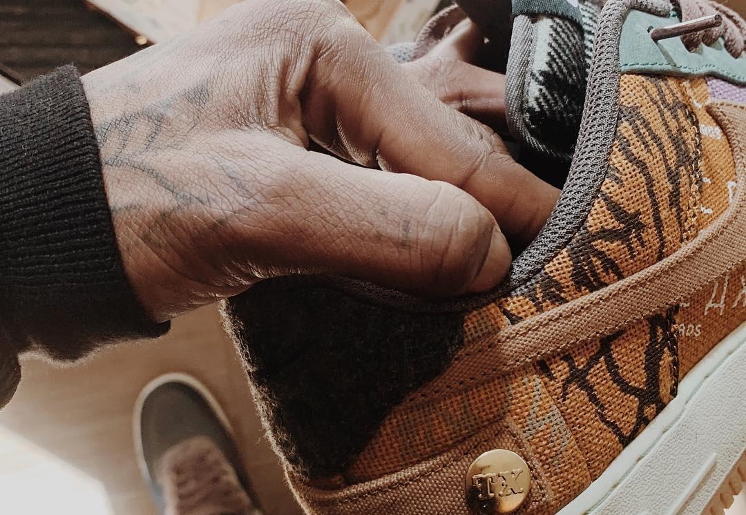 Travis Scott Teases a Potential Nike Air Force 1 Collaboration