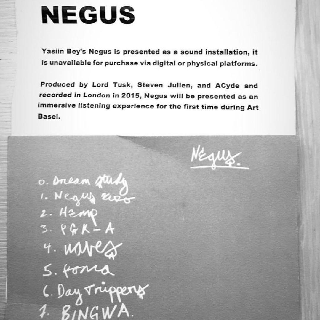 Yasiin Bey Launches New Project Negus, But Only at Galleries