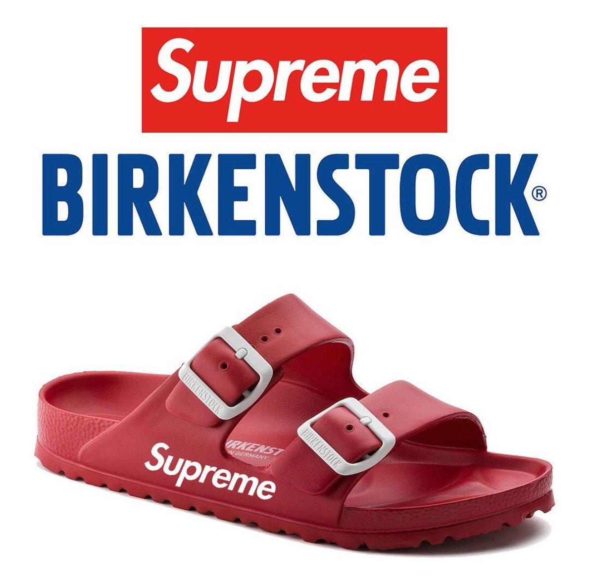 birkenstock x supreme