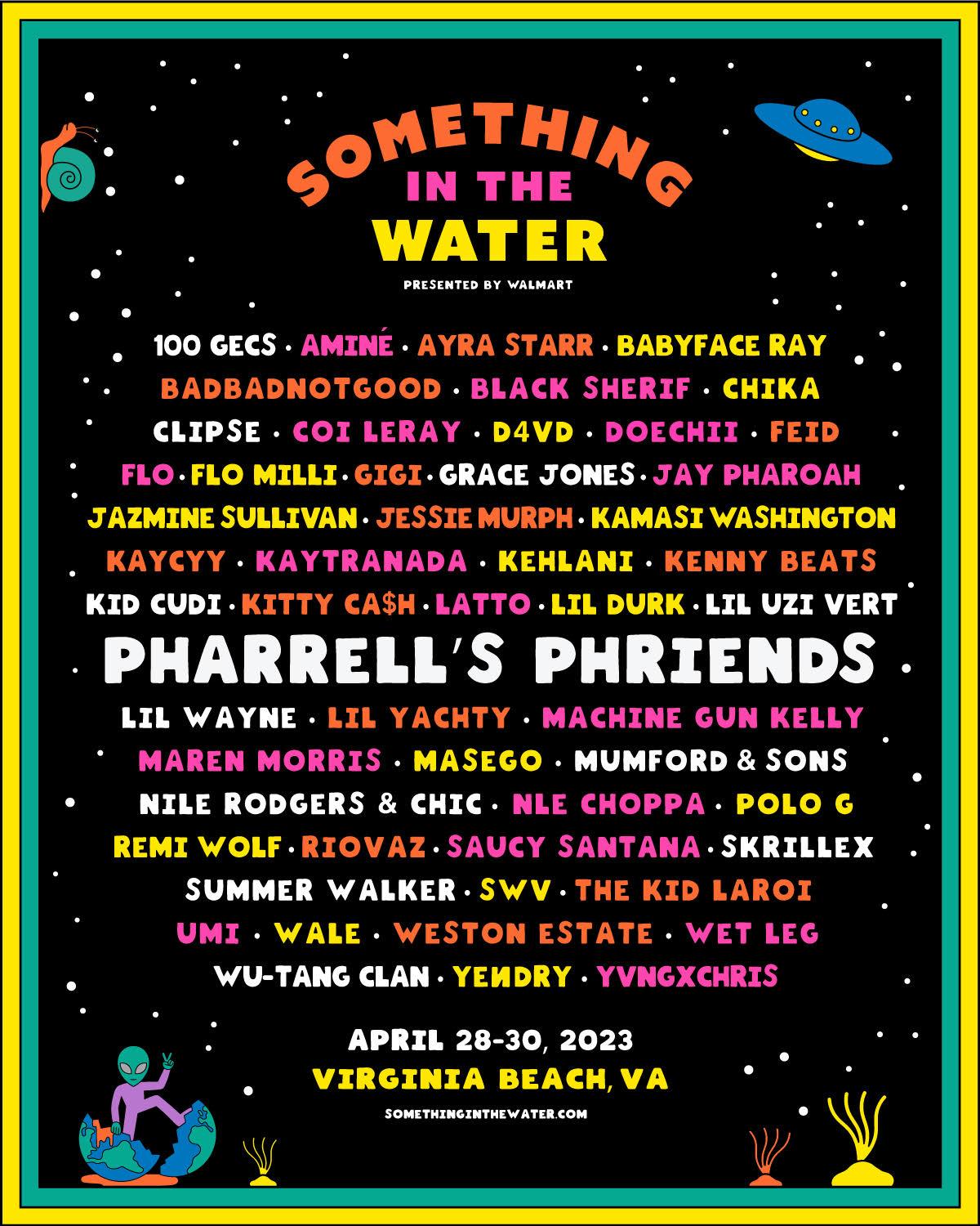 Pharrell May Be Louis Vuitton; But He'll Always Be Gucci: Uzi & Wayne to  Perform Something in The Water Festival –