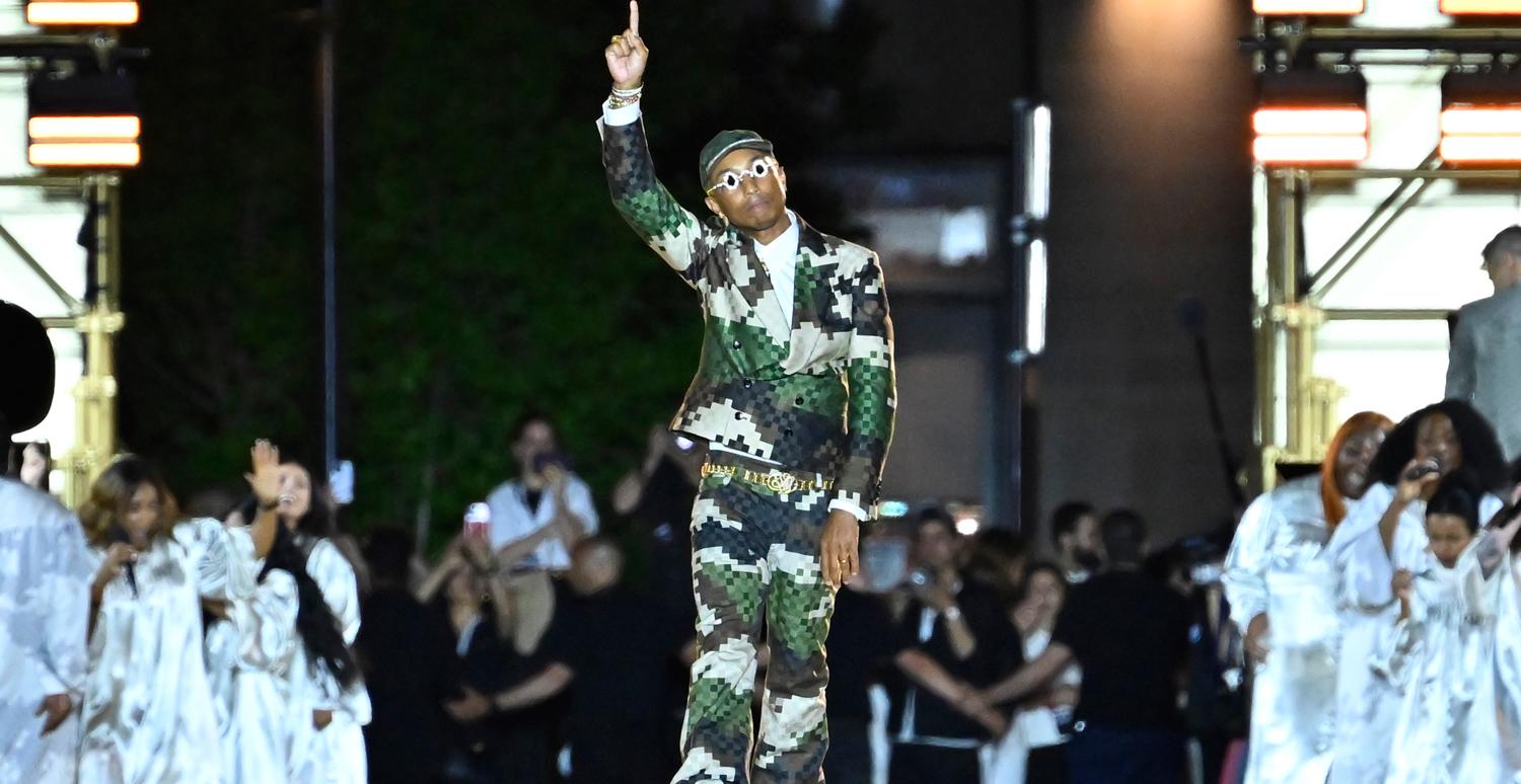 louis vuitton: Pharrell Williams makes his Louis Vuitton debut, turns  oldest Paris bridge into gospel nightclub - The Economic Times