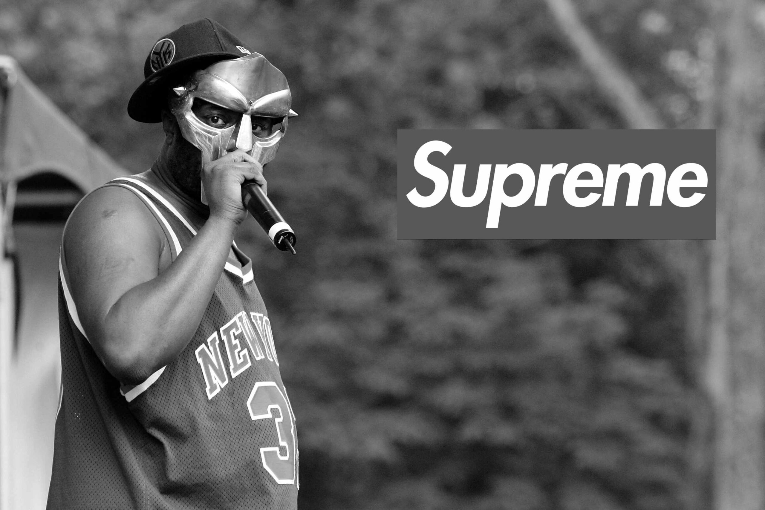 Supreme Mf Doom Tee WHITE Tシャツ ラッパー フォト-