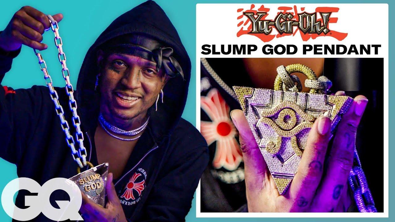 Ski Mask The Slump God Shows Off His Insane Jewelry Collection On The Rocks Gq